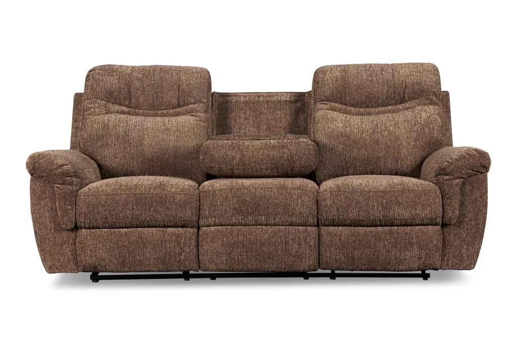 Dual Reclining Brown SOfa